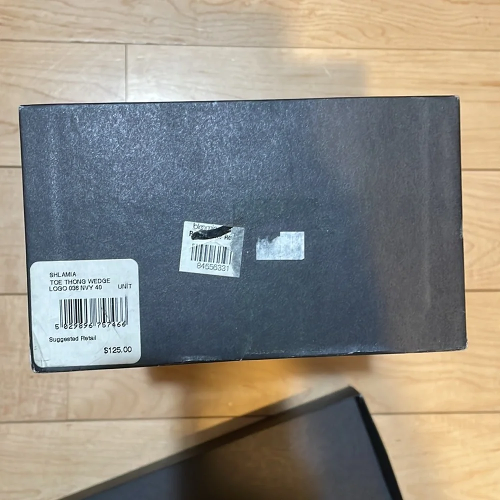 BURBERRY Empty shoe handbag storage gift box black logo